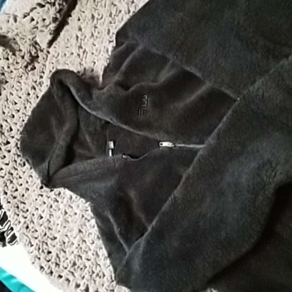 Sherpa teddy bear half zip hoodie